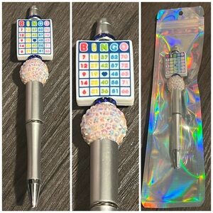 Bingo beaded focal pen